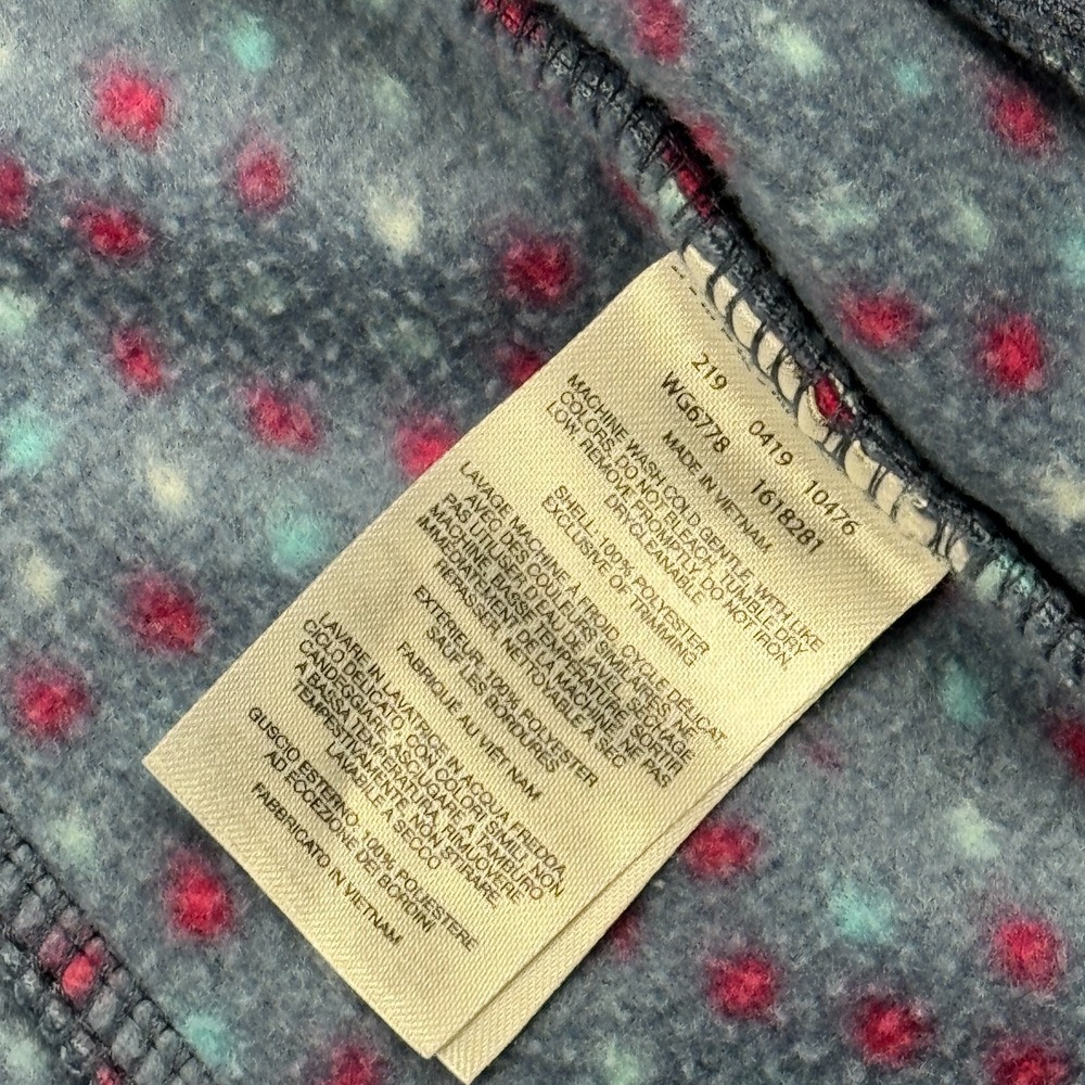 Columbia Jacket Girls XXS‎ Blue Benton Springs II Printed Fleece Full Zip Kids - Picture 4 of 12